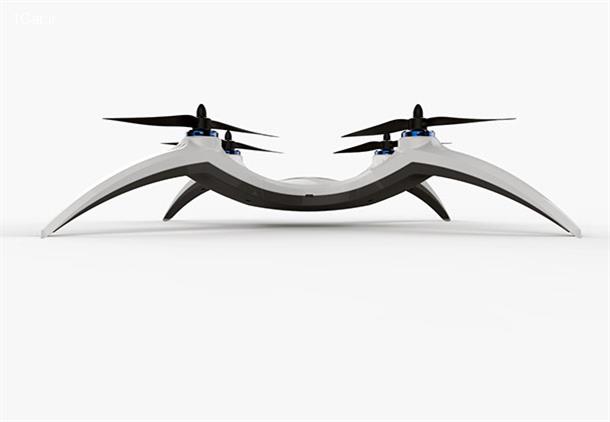 خودنمایی پرنده های کوچک با X-Drone